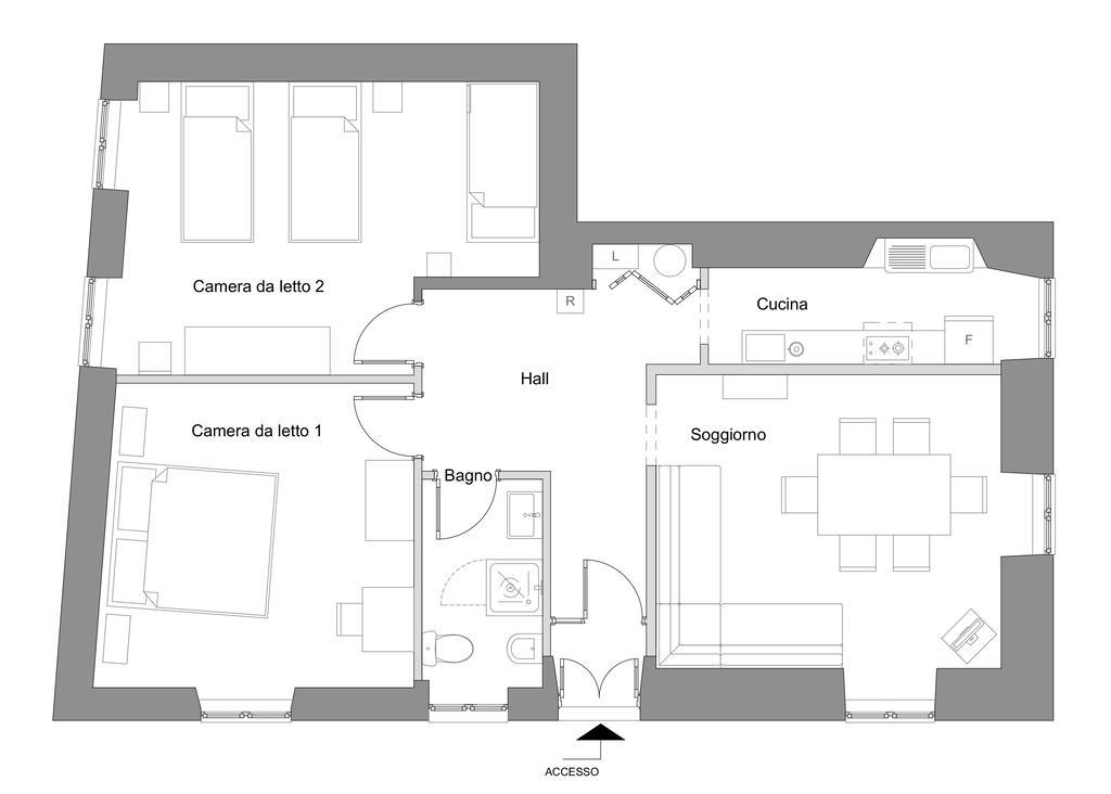 Apartment Piccolo Borgo Castelveccana ภายนอก รูปภาพ